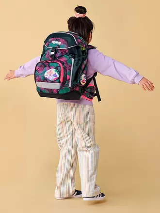 ERGOBAG | Schultaschen Set 6tlg. PACK KorallBär | dunkelblau