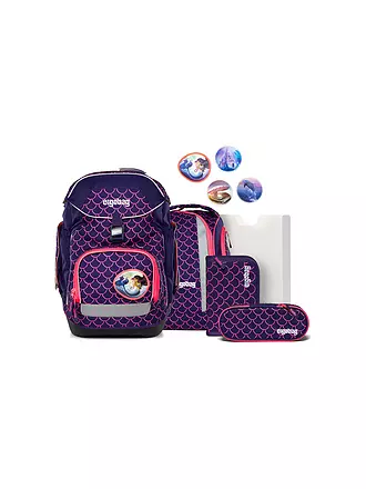 ERGOBAG | Schultaschen Set 6tlg. PACK PerlentauchBär | lila