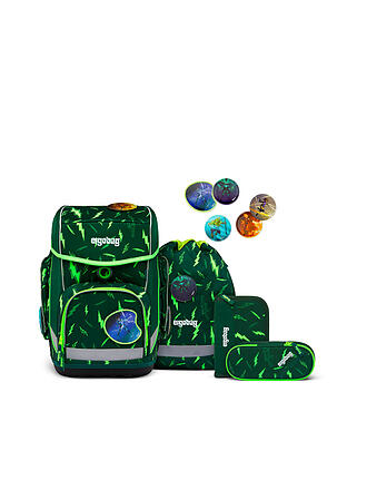 ERGOBAG | Schultaschen Set Cubo 5tlg Bärtastisch | gruen