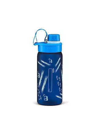 ERGOBAG | Trinkflasche 0,5L Blümchen | blau