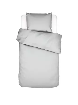 ESSENZA | Satin Bettwäsche 70x90cm/140x200cm Minte Oyster | grau