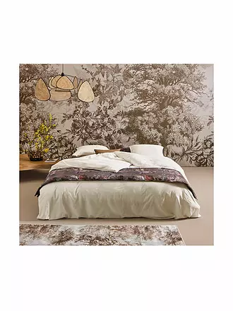 ESSENZA | Satin Bettwäsche 70x90cm/140x200cm Minte Oyster | orange