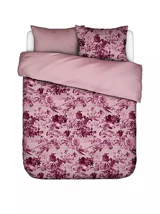 ESSENZA | Satin Bettwäsche ANNABELLA 70x90cm/140x200cm Spot on Pink | beere