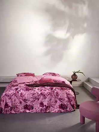 ESSENZA | Satin Bettwäsche ANNABELLA 70x90cm/140x200cm Spot on Pink | beere