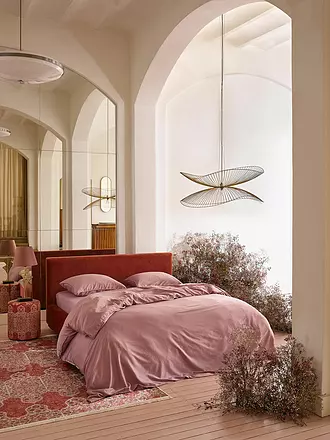 ESSENZA | Satin Bettwäsche Minte 70x90cm / 140x200cm Woodrose | rosa