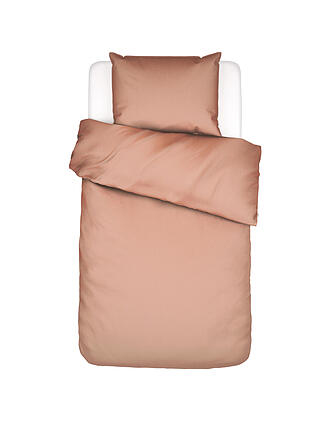 ESSENZA | Satin-Bettwäsche 70x90cm/140x200cm Dusty Rose | koralle