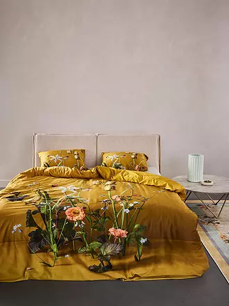 ESSENZA | Satin-Bettwäsche FABRICE 70x90cm/140x200cm Grey | gelb