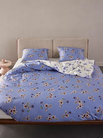 ESSENZA | Satin-Bettwäsche FIORA 70x90cm/140x200cm Vanilla | lila