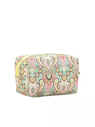 ETRO | Kosmetiktasche - Beauty Case (32 Gruen / Gelb) | beere