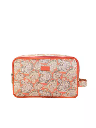 ETRO | Toilettetasche (31 Orange / Grau) | beere