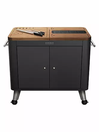 EVERDURE BY HESTON BLUMENTHAL | Mobile Outdoorküche Schwarz | schwarz
