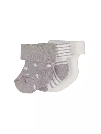 EWERS | Baby Socken 3er Pack h.blau | creme