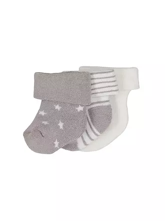 EWERS | Baby Socken 3er Pkg. latte/silber | blau