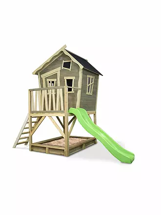 EXIT TOYS | Crooky 500 Holzspielhaus - graubeige | 