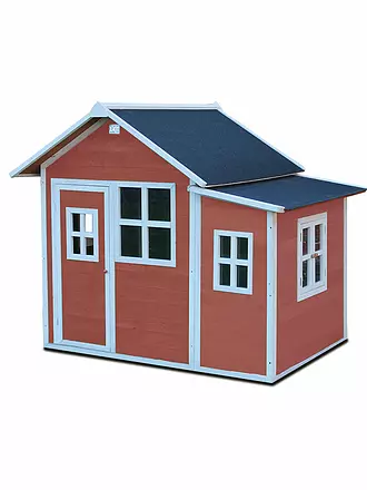 EXIT TOYS | Loft 150 Holzspielhaus - rot | keine Farbe