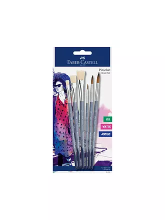 FABER-CASTELL |  Faber Pinsel Set 6tlg | keine Farbe