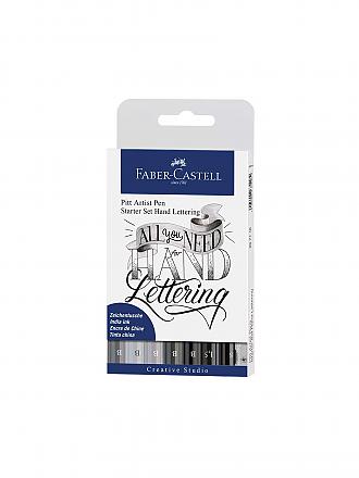 FABER-CASTELL | Tuschestift Pitt Artist Pen Lettering Starter Set 8-er | keine Farbe