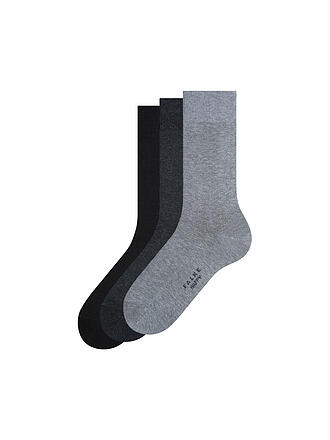 FALKE |  Socken 3er Pkg sortiment | grau