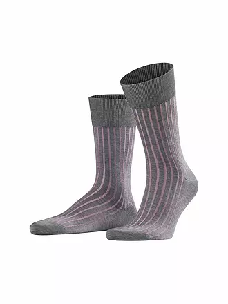 FALKE |  Socken Shadow grey white | hellgrau