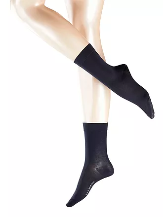 FALKE | Damen Socken Cotton Touch marine | schwarz
