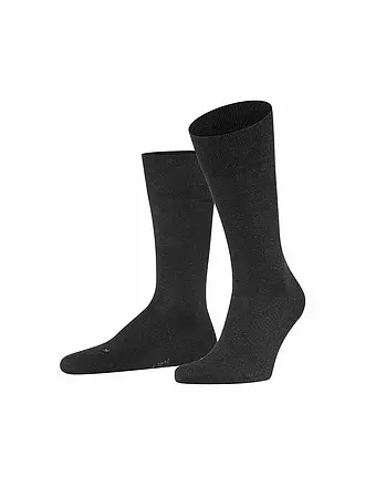 FALKE | Herren Socken Sensitive London anthra.mel. | dunkelblau