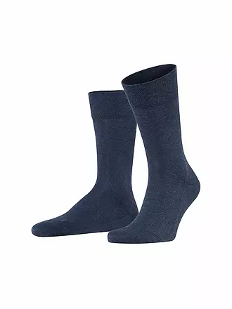 FALKE | Herren Socken Sensitive London anthra.mel. | blau