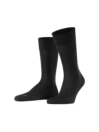 FALKE | Herren Socken Sensitive Malaga barolo | schwarz