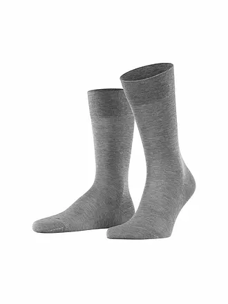 FALKE | Herren Socken Sensitive Malaga barolo | hellgrau