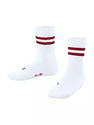 FALKE | Kinder Socken DYNAMIC white / navy | weiss