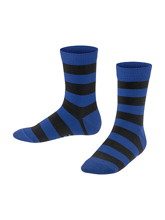 FALKE | Kinder Socken Happy Stripe 2er Pkg marine | schwarz