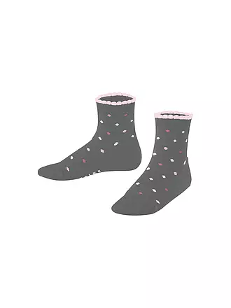 FALKE | Kinder Socken MULTIDOT gloss | hellgrau