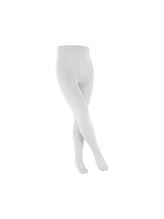 FALKE | Mädchen Strumpfhose COTTON TOUCH silver | weiss