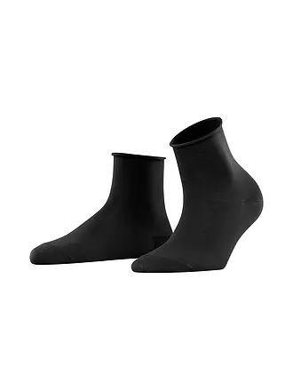 FALKE | Sneaker Socken COTTON TOUCH silver | schwarz