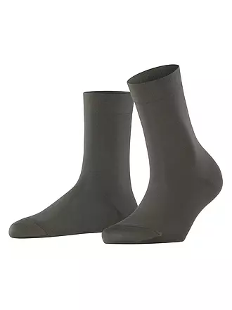 FALKE | Socken COTTON TOUCH Silver | olive