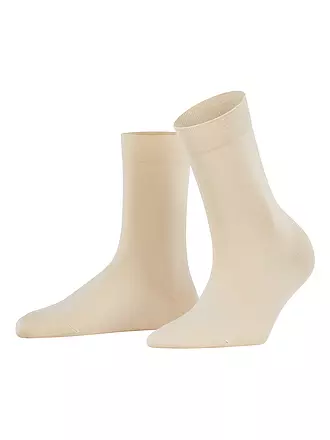 FALKE | Socken COTTON TOUCH black | creme