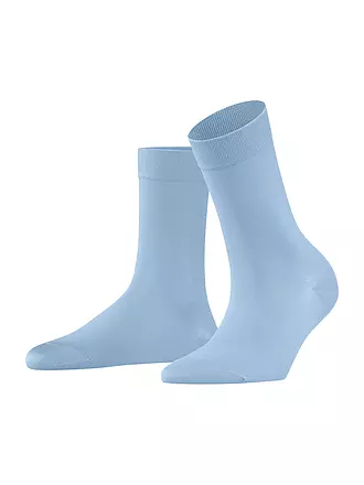 FALKE | Socken COTTON TOUCH black | hellblau