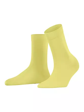FALKE | Socken COTTON TOUCH military | gelb