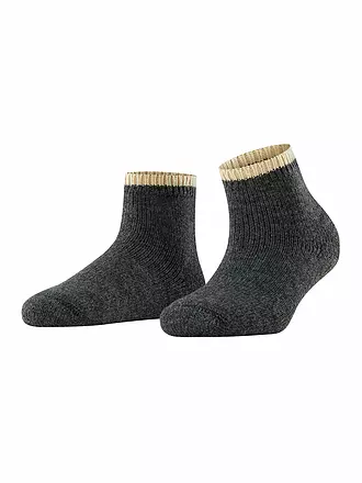 FALKE | Socken Cosy Plush nut mel. | schwarz