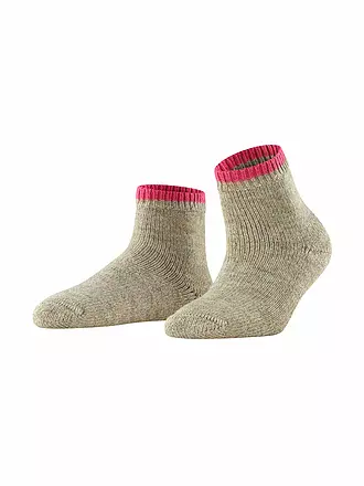 FALKE | Socken Cosy Plush nut mel. | schwarz