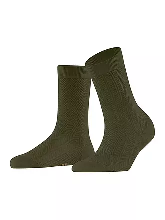 FALKE | Socken FABLE ESTATE artichoke | dunkelrot