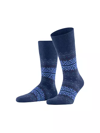 FALKE | Socken INVERNESS black | blau