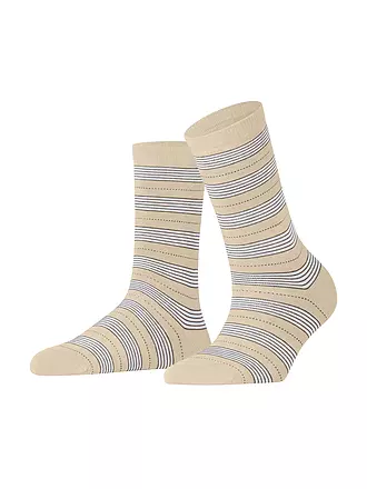 FALKE | Socken STRIPE UNIFORM white | beige