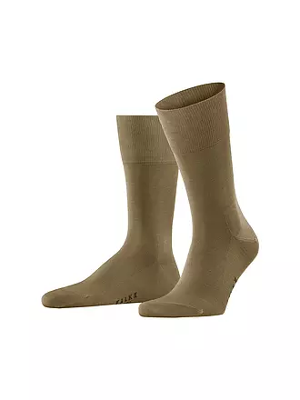 FALKE | Socken TIAGO anthracite melange | olive