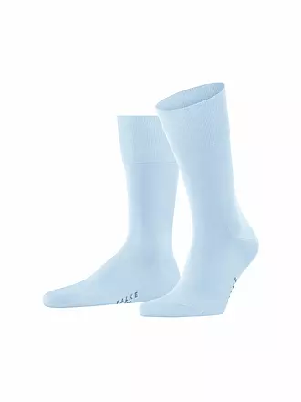 FALKE | Socken TIAGO anthracite melange | hellblau