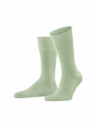 FALKE | Socken TIAGO anthracite melange | hellgrün