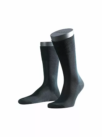 FALKE | Socken Tiago light blue | schwarz