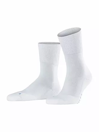 FALKE | Socken white | grau