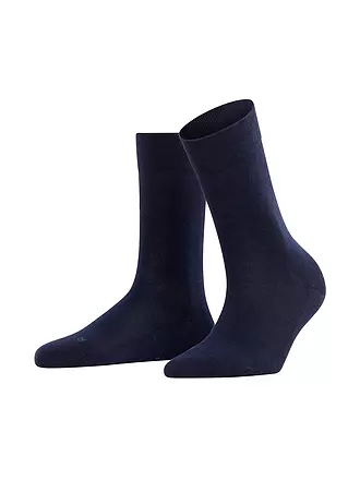 FALKE | SockenSocken SENSITIVE LONDON dark blue mel. | dunkelblau