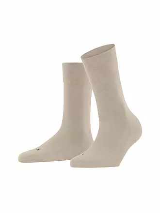 FALKE | SockenSocken SENSITIVE LONDON dark blue mel. | beige