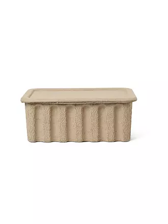 FERM LIVING | Aufbewahrungsbox Set Paper Pulp Large 2 Stk | hellbraun